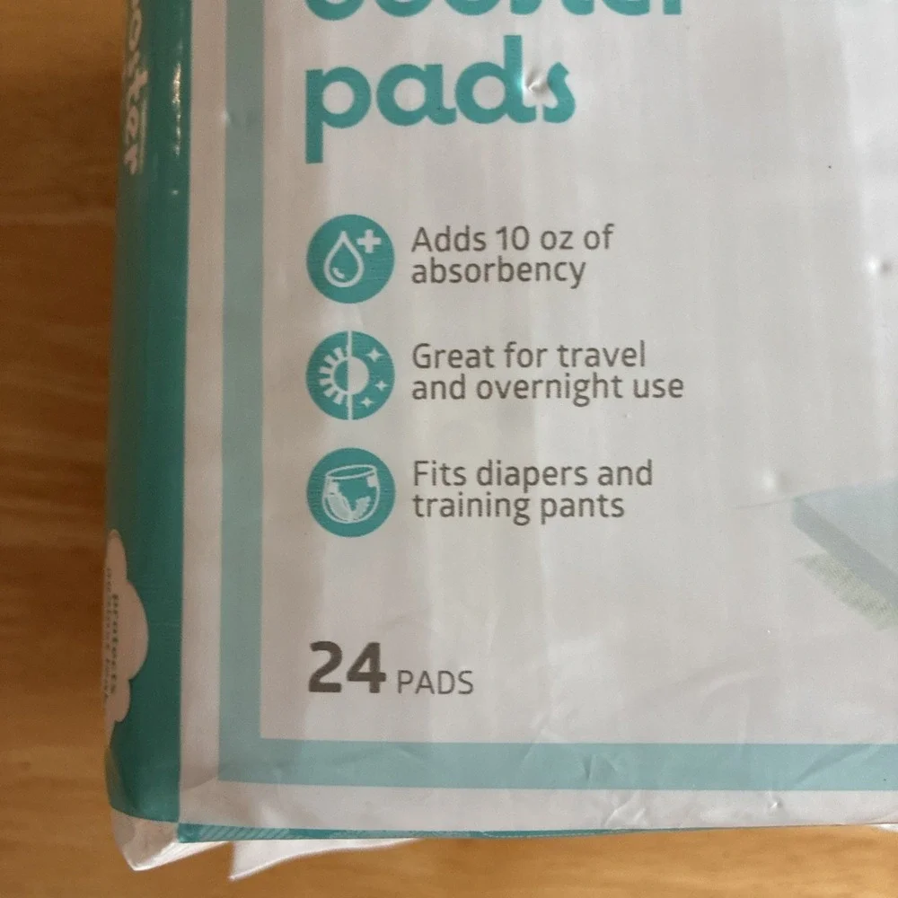 Medline Baby Booster Pads 24 Count Fits Diapers and Training Pants